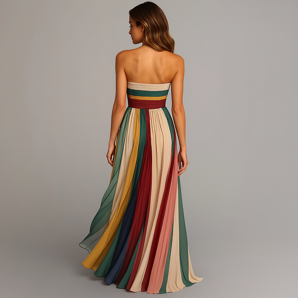 Robe Longue Fluide Femme Cérémonie