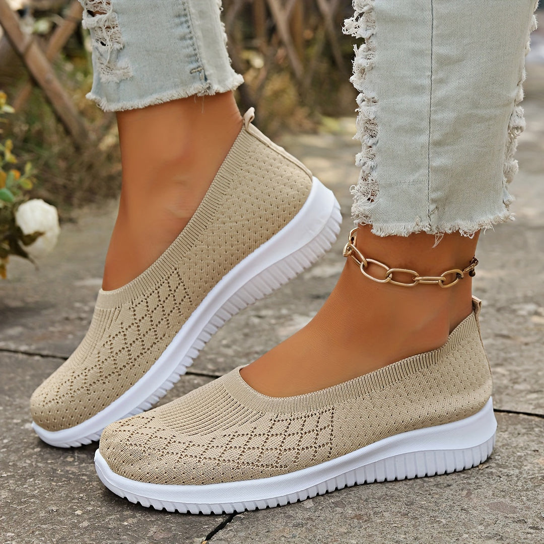 Sneakers Slip-On Femme Confort Respirant