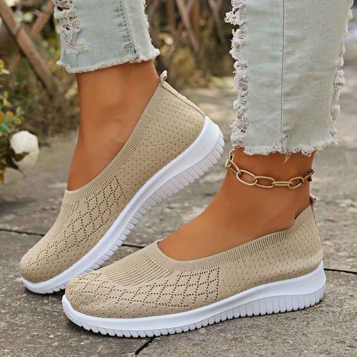 Sneakers Slip-On Femme Confort Respirant