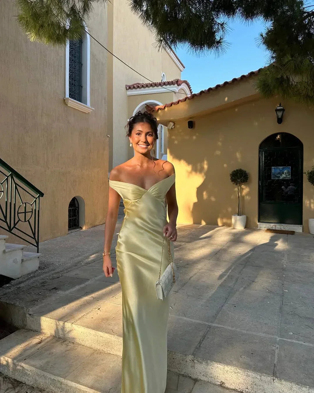 Robe Longue Femme Épaules Dénudées