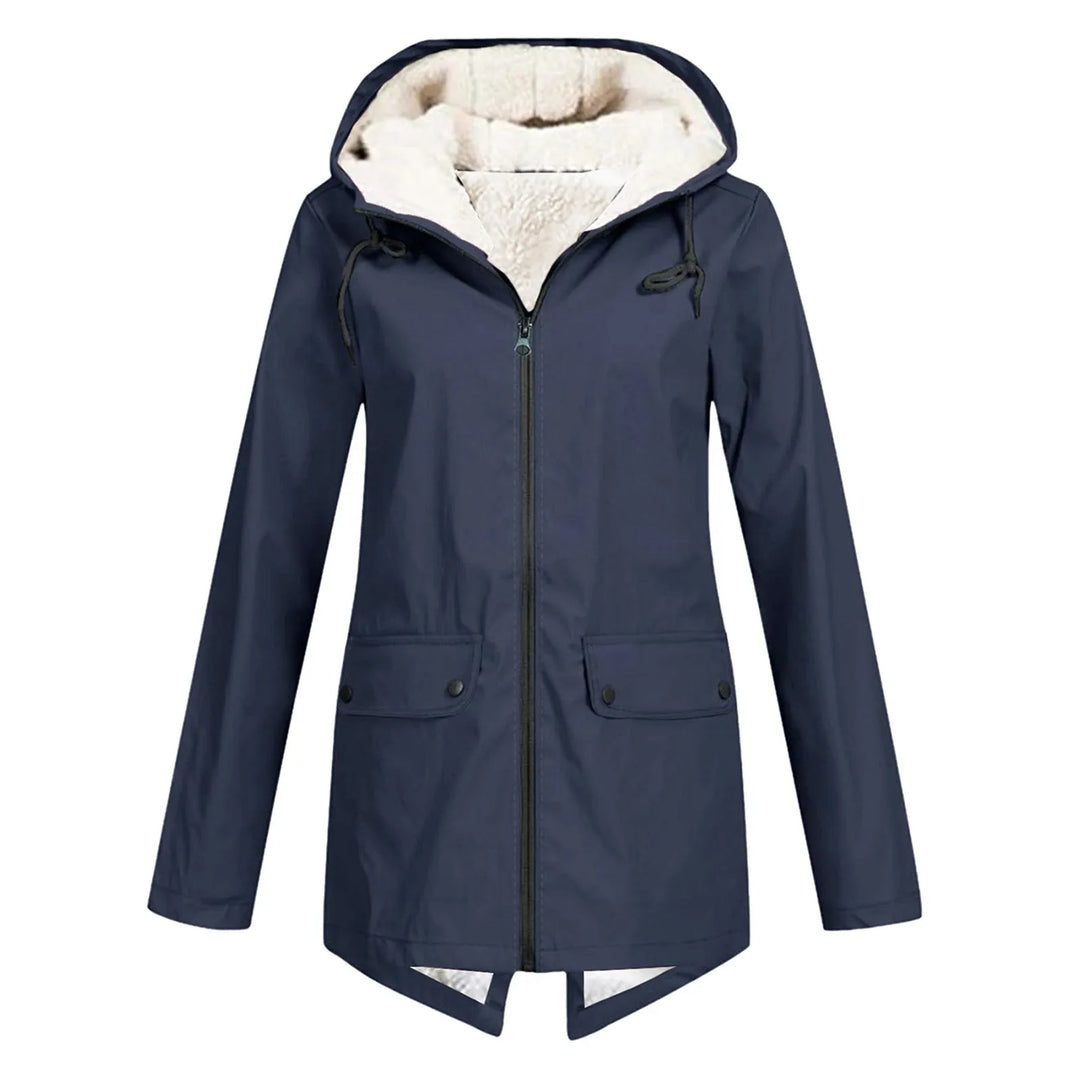 Parka Imperméable Sherpa Pour Femme Hiver