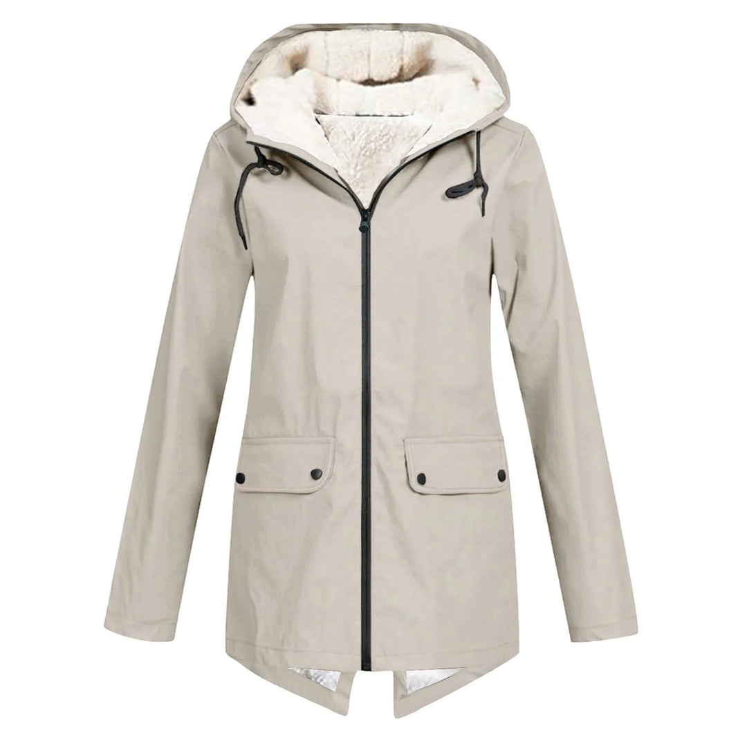Parka Imperméable Sherpa Pour Femme Hiver