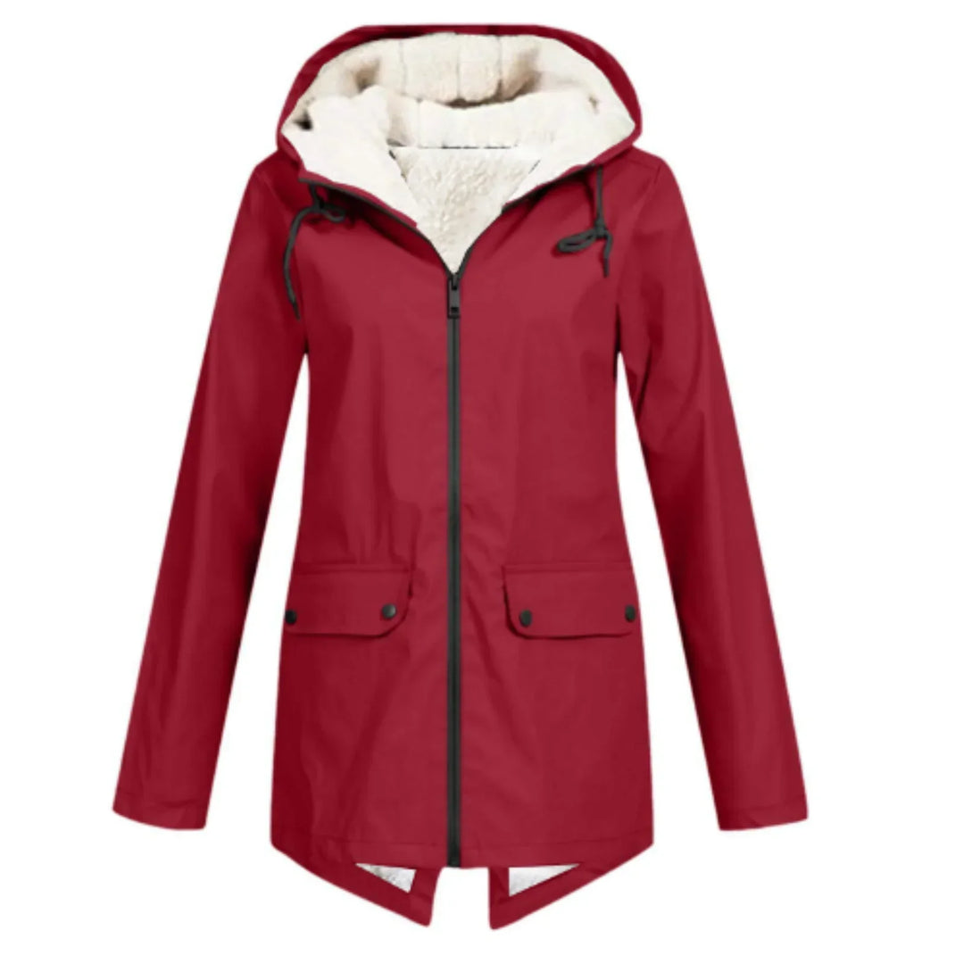 Parka Imperméable Sherpa Pour Femme Hiver