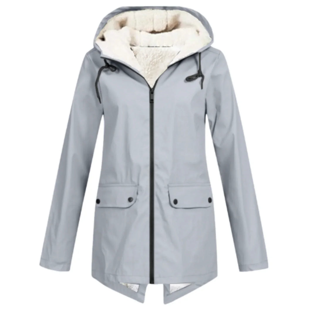 Parka Imperméable Sherpa Pour Femme Hiver