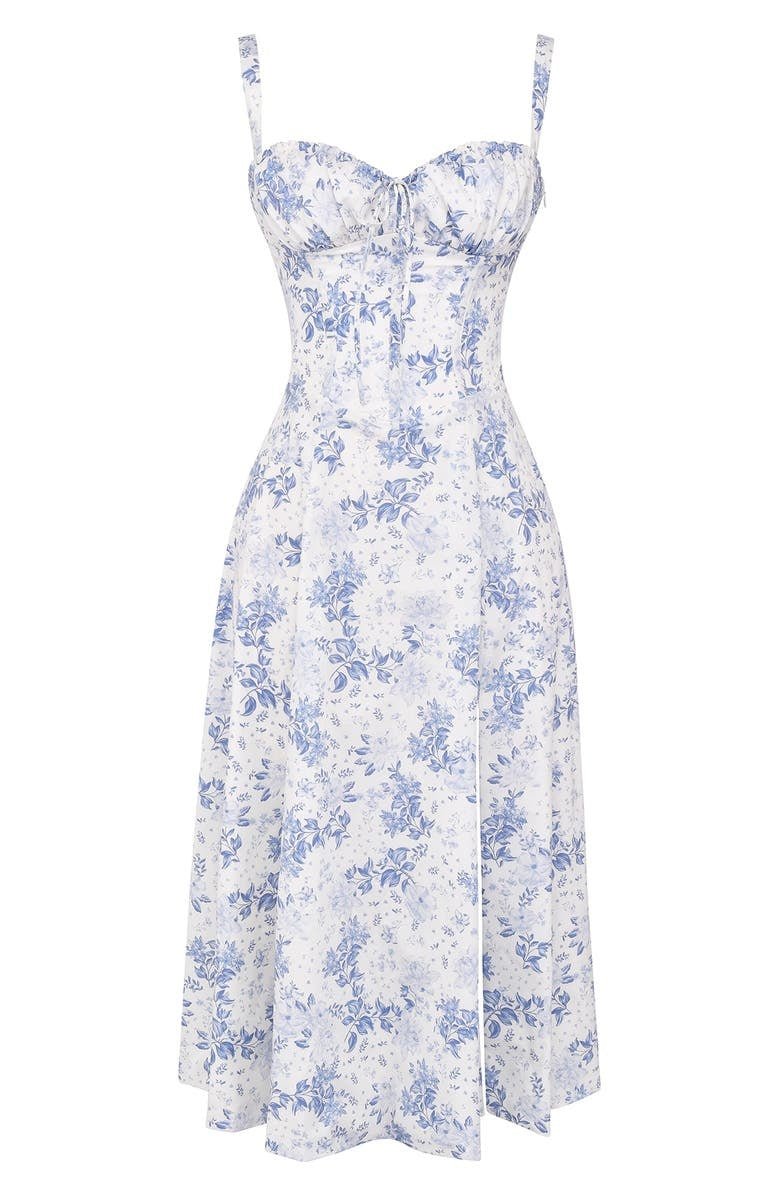Robe Midi Corsetée Femme