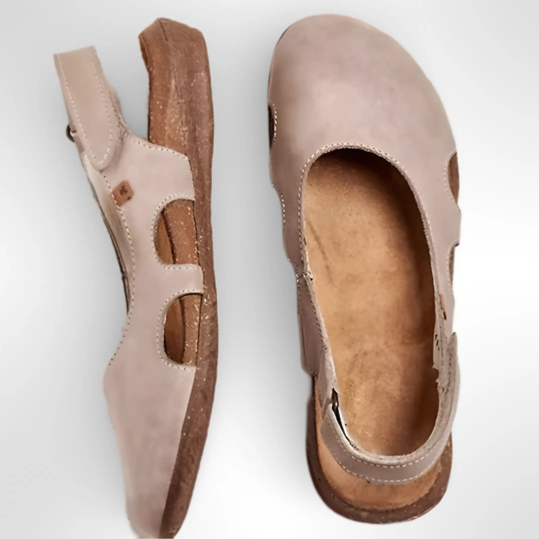 Sandales Plates Femme Bride Arrière Confortables
