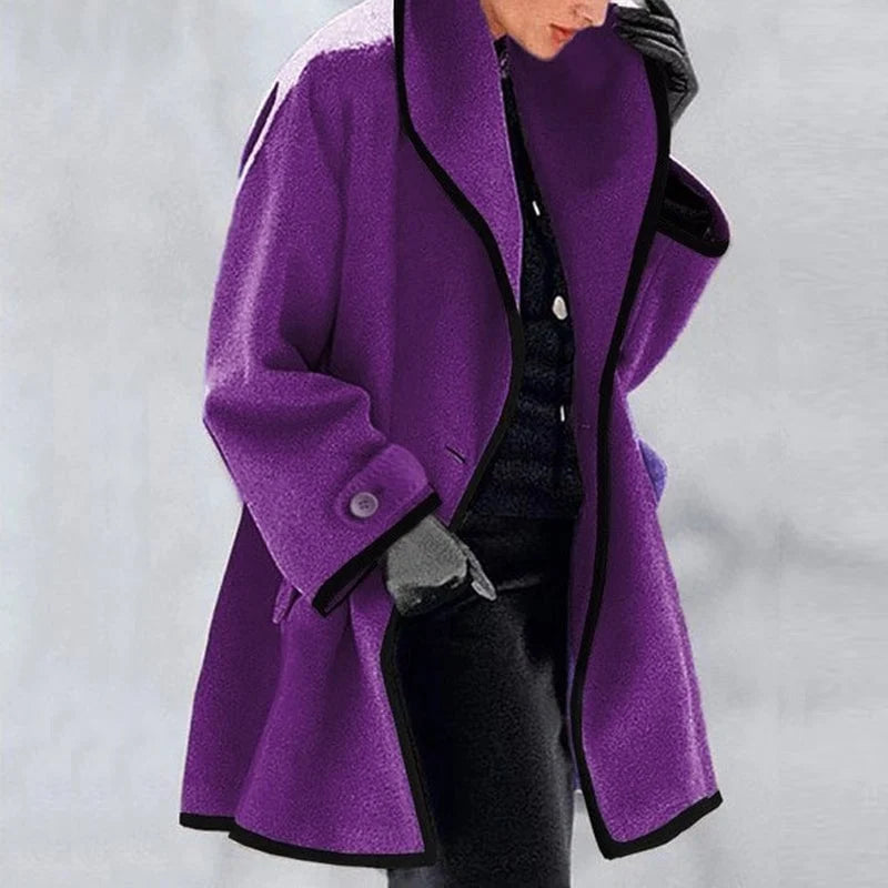 Elegant Women’s Open-Front Trench Coat