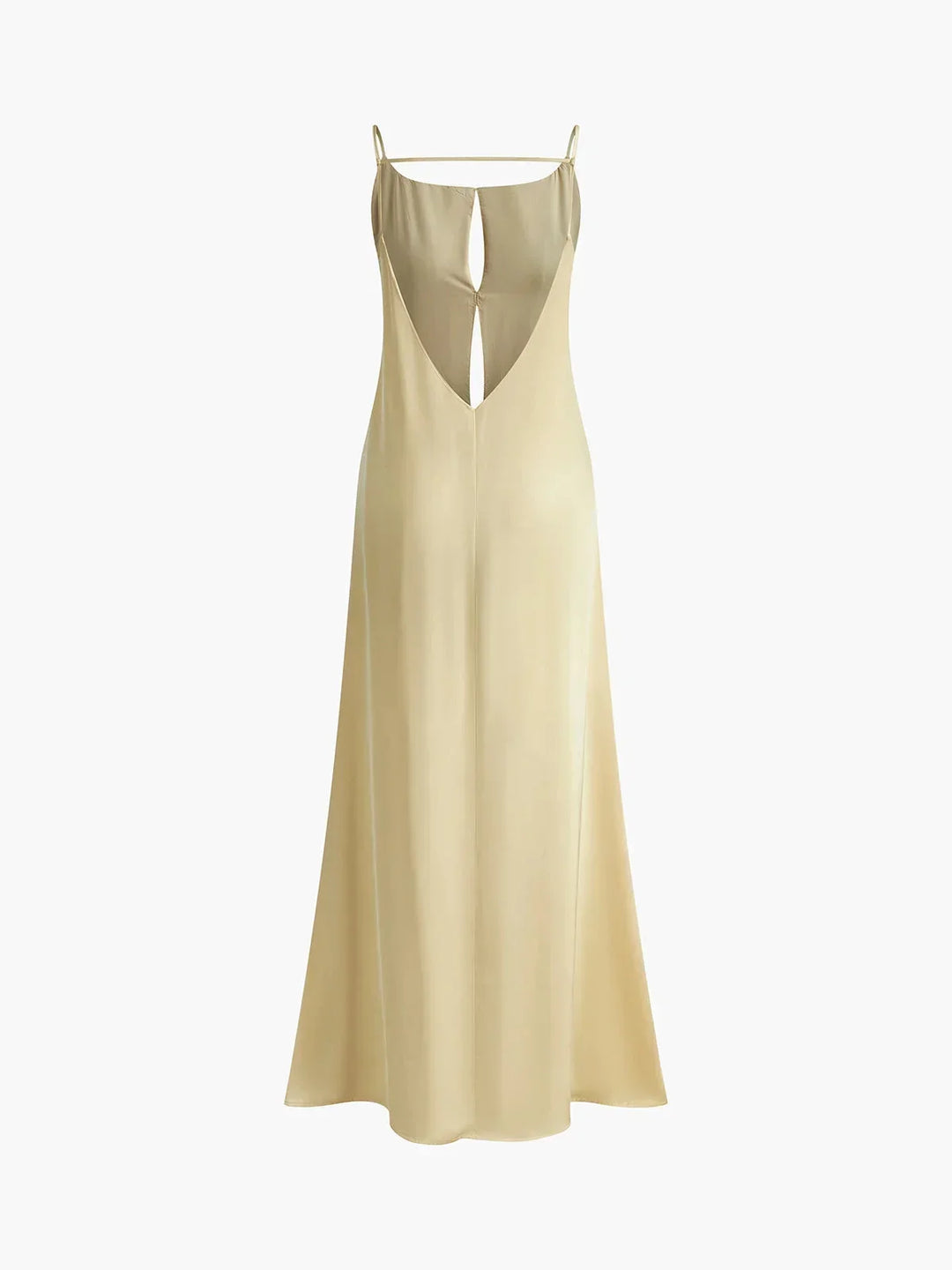 Robe Maxi Satinée Femme Dos Nu Soirée