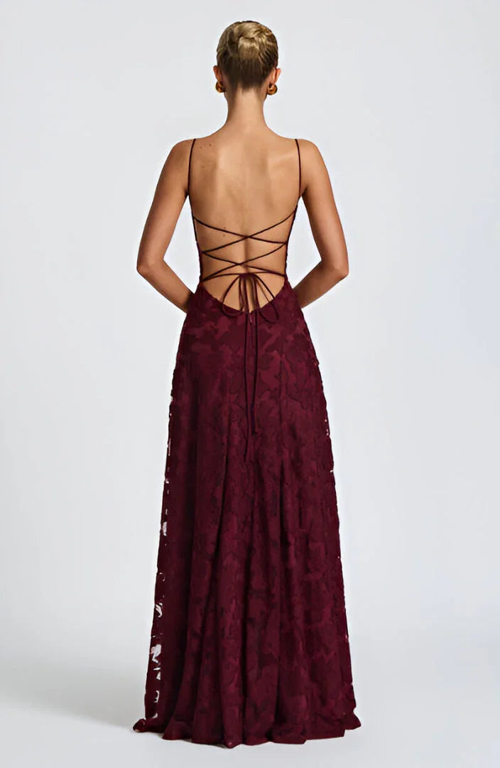 Robe Maxi Bretelles Femme Soirée
