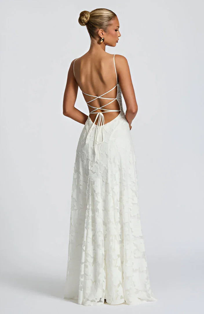 Robe Maxi Bretelles Femme Soirée