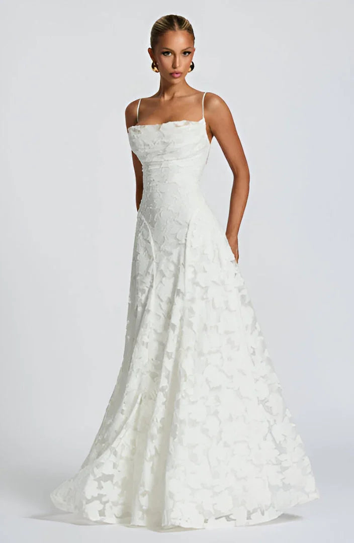 Robe Maxi Bretelles Femme Soirée