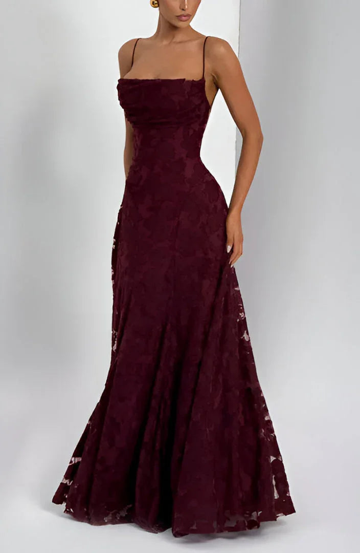 Robe Maxi Bretelles Femme Soirée