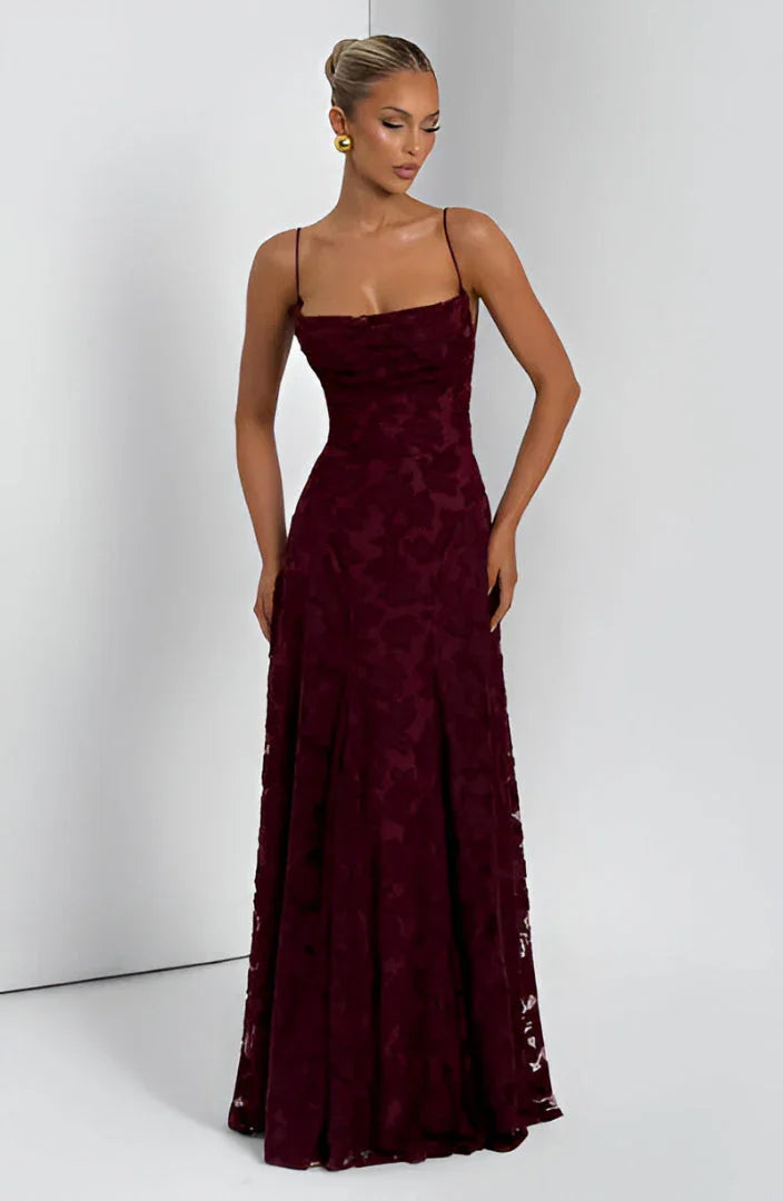 Robe Maxi Bretelles Femme Soirée