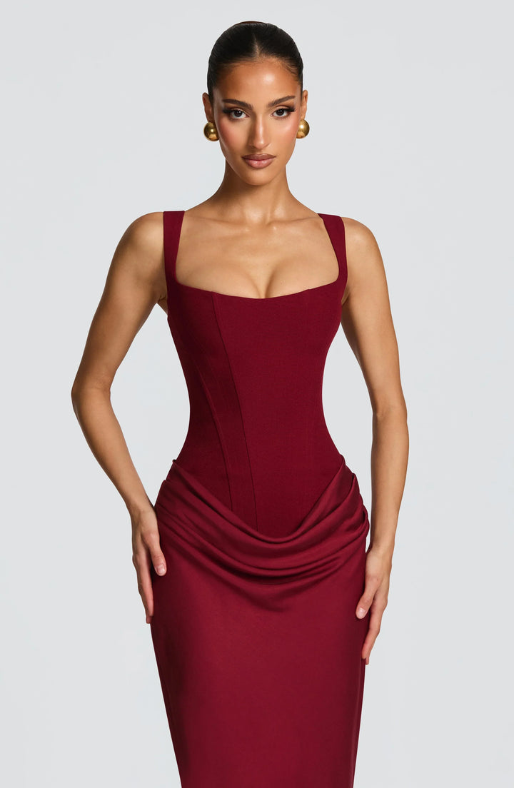 Robe Longue Jersey Femme Dos Nu Bretelles Fines
