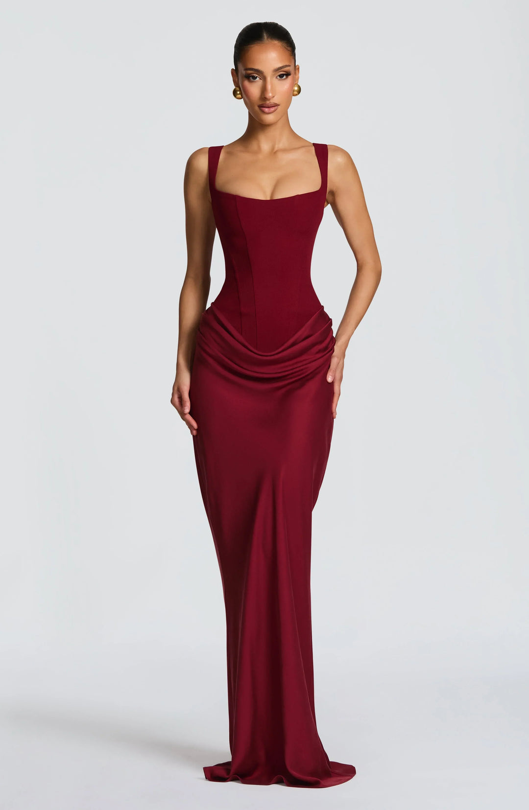 Robe Longue Jersey Femme Dos Nu Bretelles Fines