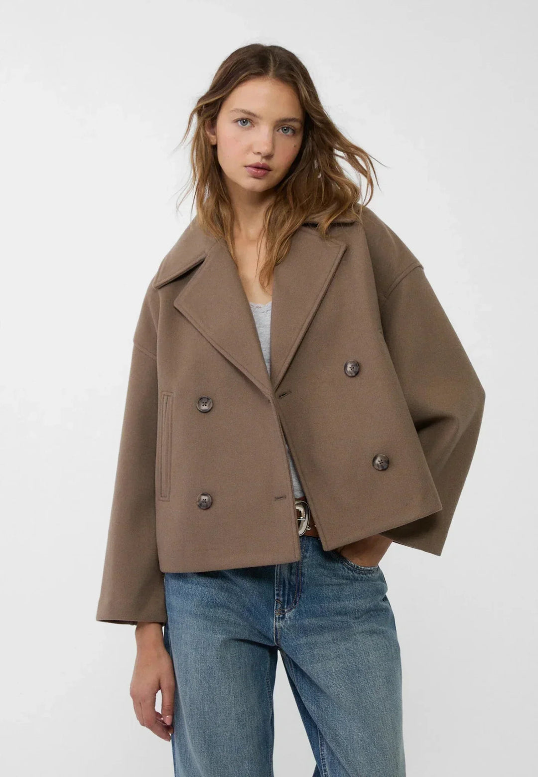 Veste Croisée Femme Confortable Bureau