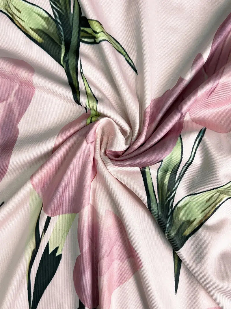 Ensemble Robe Midi à Motif Floral et Boléro Court Pour Femme