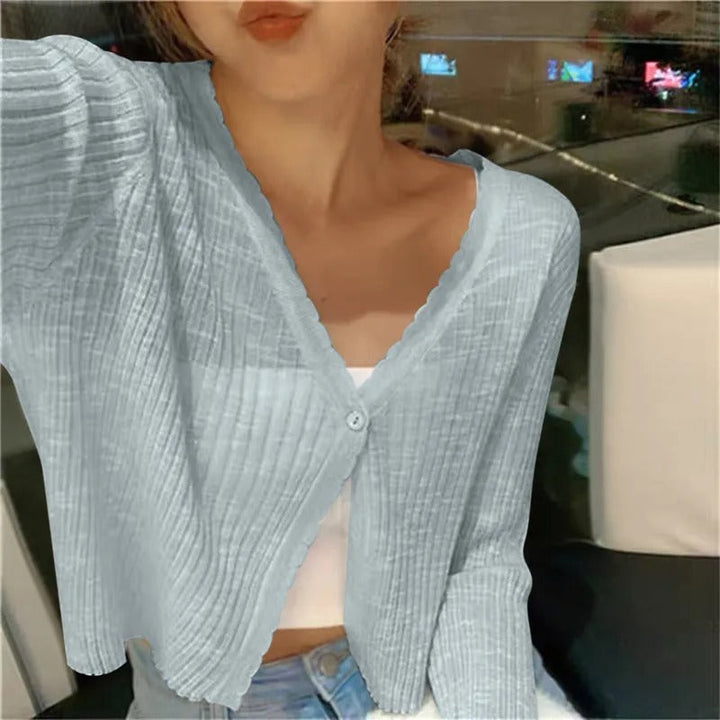 Cardigan Léger en Maille Femme