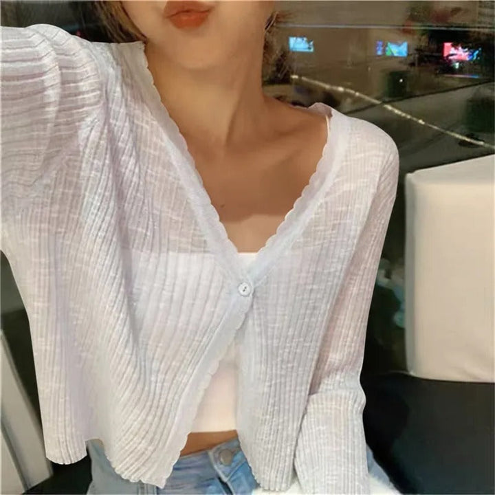 Cardigan Léger en Maille Femme