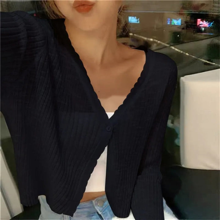 Cardigan Léger en Maille Femme