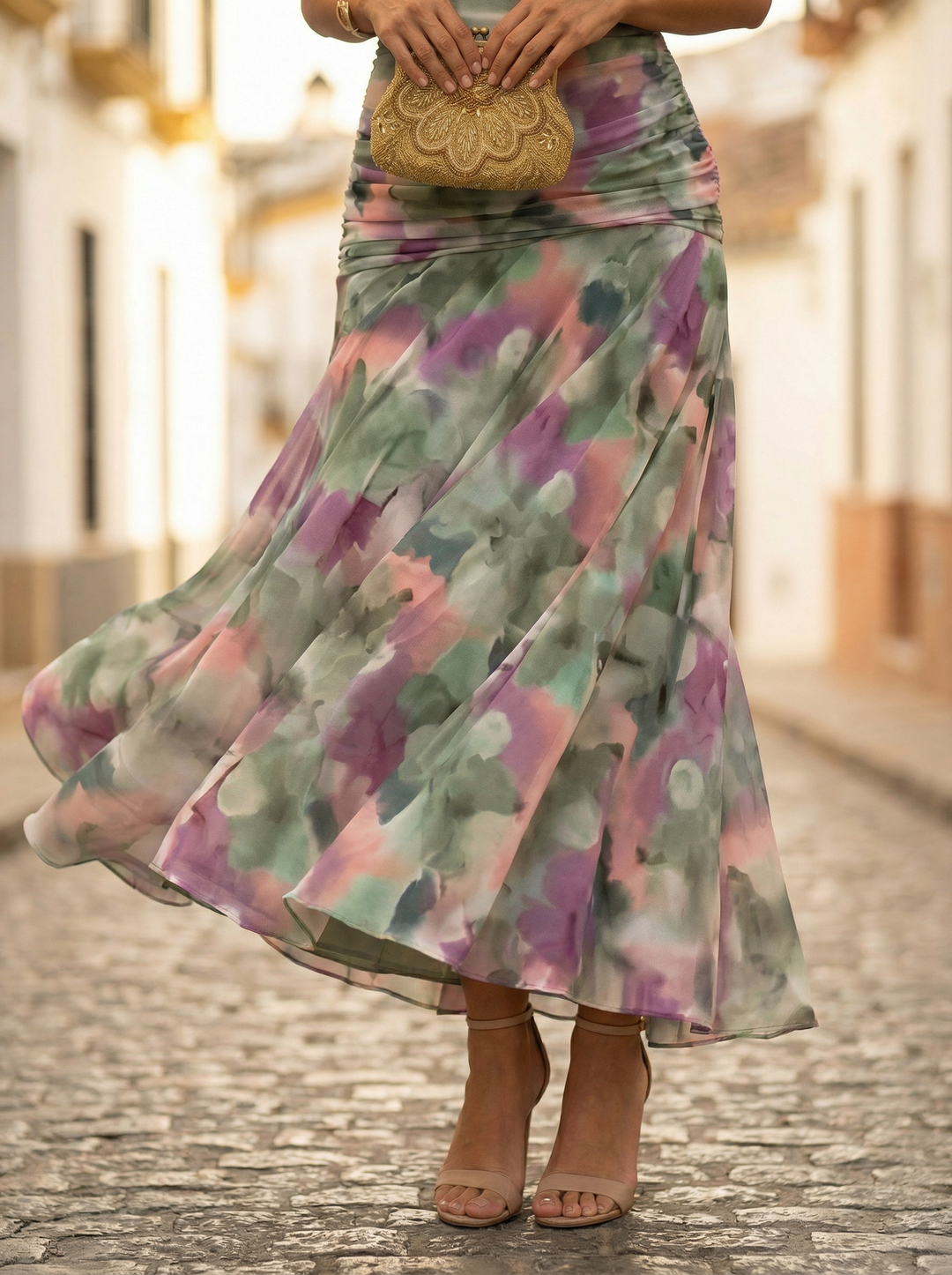 Robe Longue Femme Col Bardot Soirée
