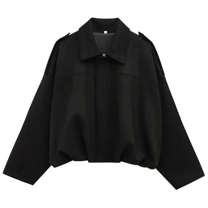 Veste Courte Oversize Suédine Femme