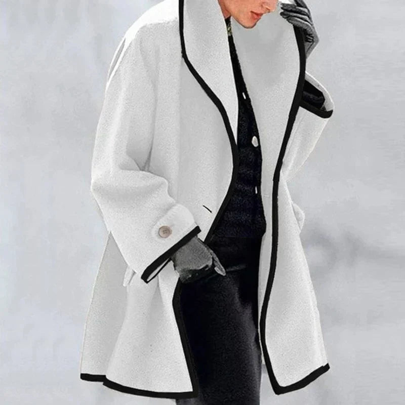 Elegant Women’s Open-Front Trench Coat
