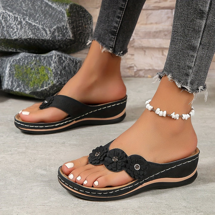 Sandales Compensées Confort Femme