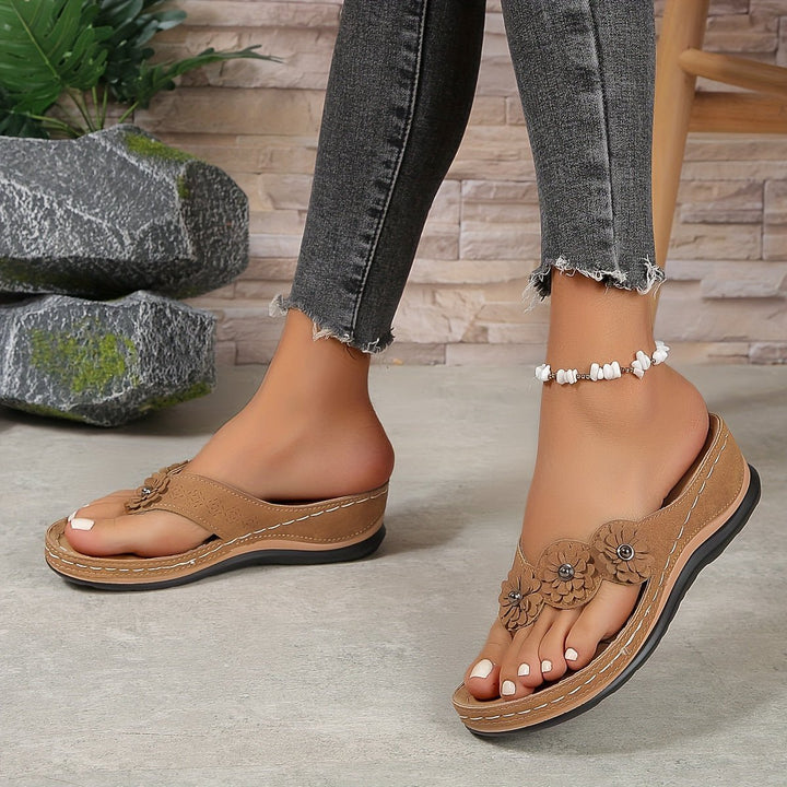 Sandales Compensées Confort Femme
