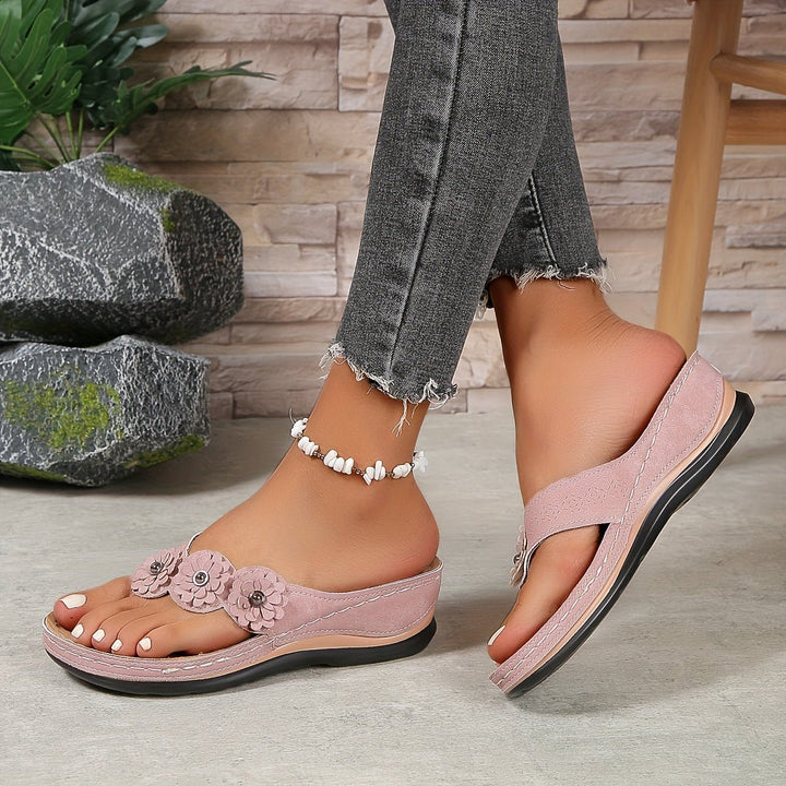 Sandales Compensées Confort Femme