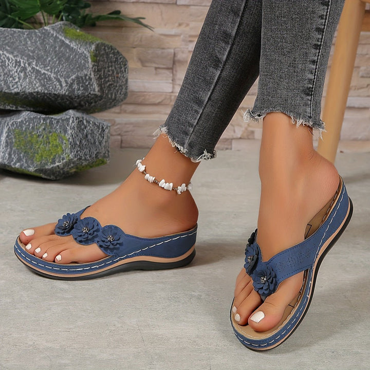 Sandales Compensées Confort Femme