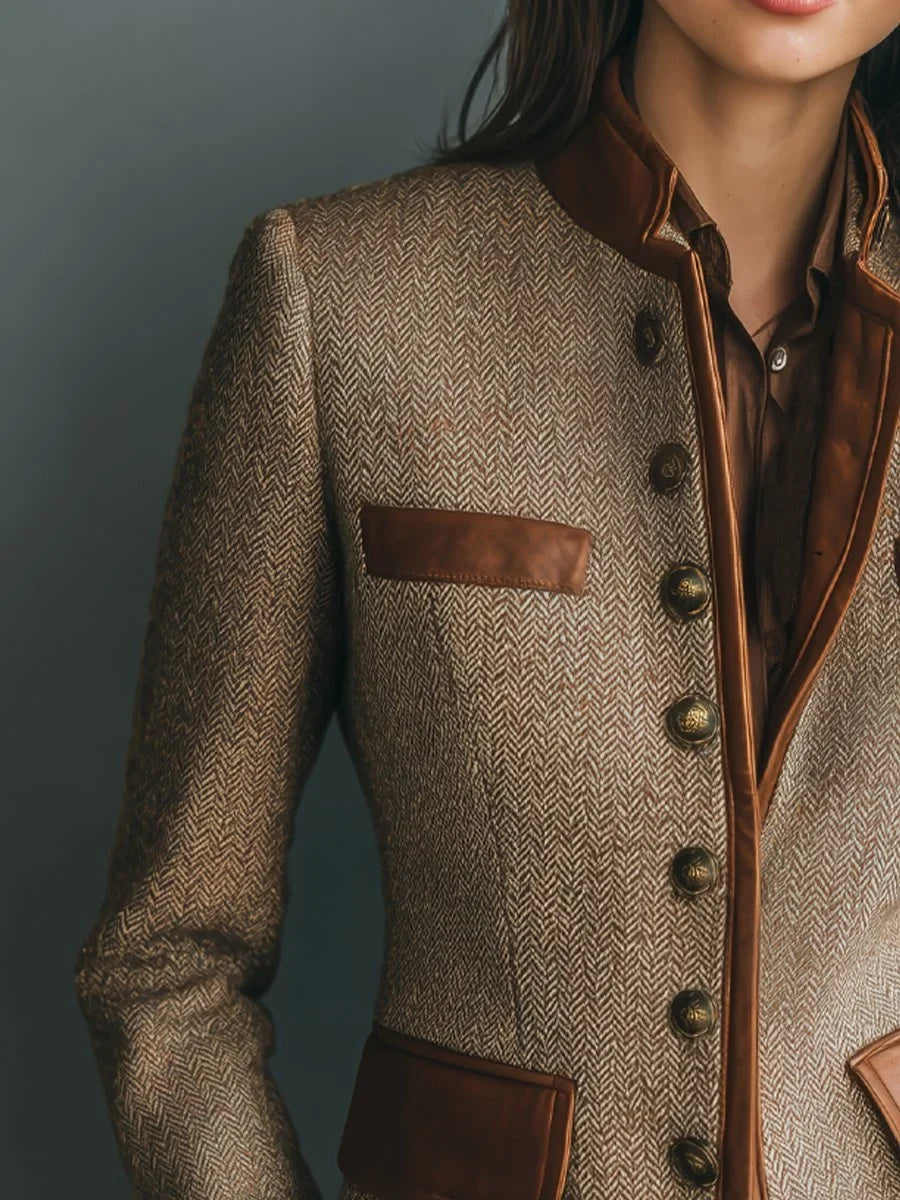Blazer Cintré Pour Femme Avec Fermeture Boutonnée