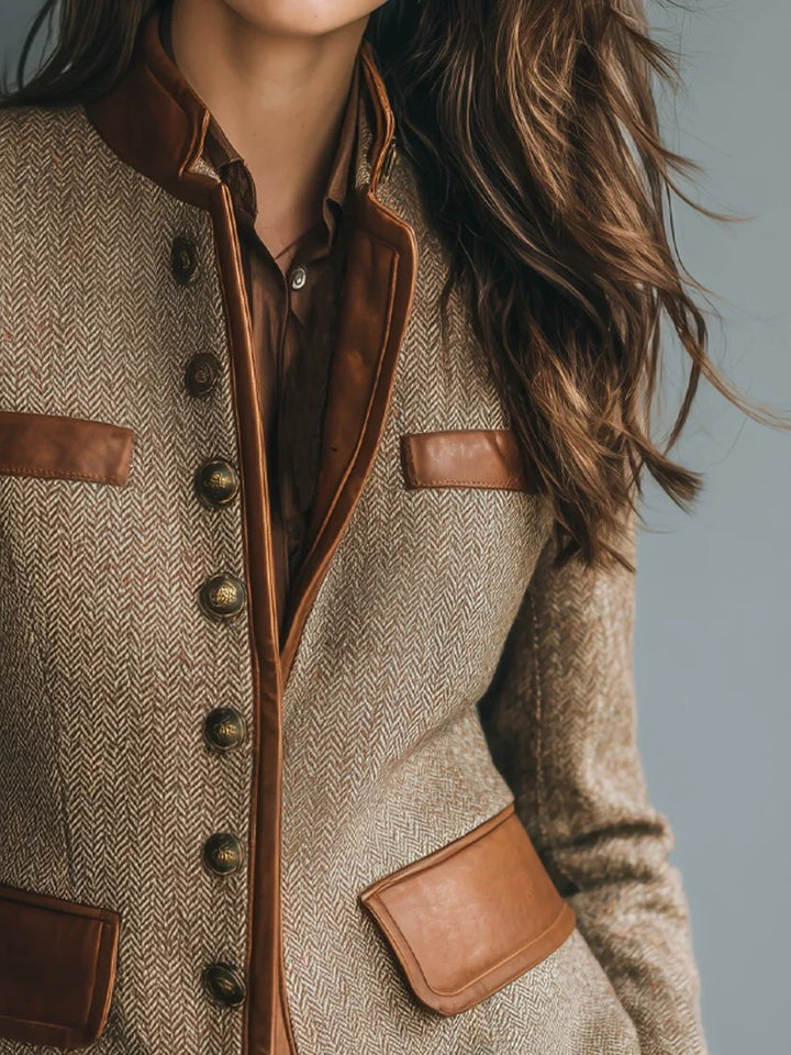 Blazer Cintré Pour Femme Avec Fermeture Boutonnée