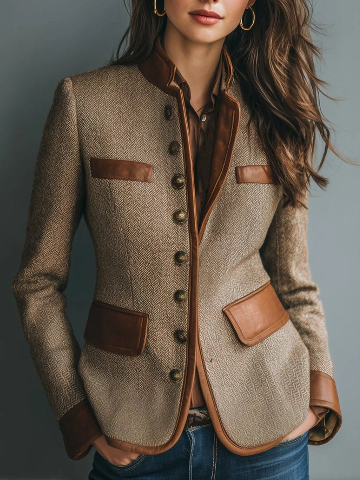 Blazer Cintré Pour Femme Avec Fermeture Boutonnée